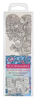 Bookmark: Adult Coloring Double Sided: Includes Scripture, Blue (Set Of 5) Stationery