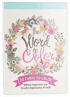 Acb: Cards to Color - the Word of Color Paperback