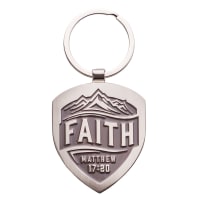 Metal Keyring: Faith - Matthew 17:20