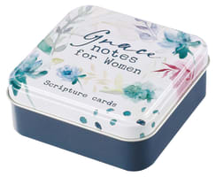 Scripture Cards in a Tin: Grace Notes For Women, 50 Double-Sided Cards