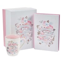 Boxed Gift Set: Fearfully and Wonderfully Made Journal and Mug, White/Pink Pack/Kit