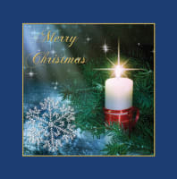 Christmas Boxed Cards: Candle, Merry Christmas Cards