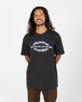 Mens Staple: Truth, Medium, White on Coal (Abide Mens Apparel Series)