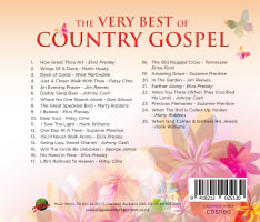 The Very Best of Country Gospel Compact Disc