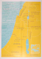 Israel in Jesus' Time Map (A2 Size, Comes Folded To A4 Size)