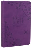 ESV Anglicised Compact Gift Bible Purple With Zip Imitation Leather