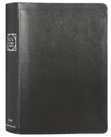 NIV Study Bible Large Print Black (Red Letter Edition) Fully Revised Edition (2020) Bonded Leather