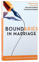 Boundaries in Marriage Paperback