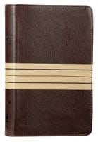 NIV Thinline Bible Compact Brown/Tan (Red Letter Edition) Premium Imitation Leather