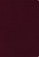 NIV Thinline Bible Large Print Burgundy (Red Letter Edition) Bonded Leather