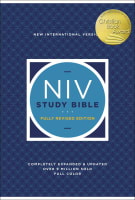 NIV Study Bible (Red Letter Edition) Fully Revised Edition (2020) Hardback