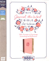 NIV Journal the Word Bible For Women Pink (Red Letter Edition) Premium Imitation Leather