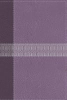NIV Giant Print Compact Bible Purple (Red Letter Edition) Premium Imitation Leather
