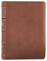 NIV Side-Column Reference Bible Wide Margin Brown Premier Collection Genuine Leather