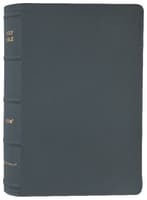 NIV Heritage Bible Passaggio Setting Buffalo Blue Line Matched (Black Letter Edition) Genuine Leather