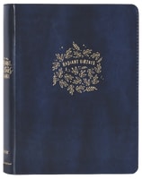 NIV Radiant Virtues Bible a Beautiful Word Collection Navy (Red Letter Edition) Premium Imitation Leather