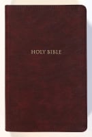 KJV Thompson Chain-Reference Bible Handy Size Burgundy Thumb Indexed (Red Letter Edition) Premium Imitation Leather
