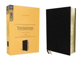 KJV Thompson Chain-Reference Bible Large Print Black (Red Letter Edition) Bonded Leather