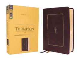KJV Thompson Chain-Reference Bible Burgundy (Red Letter Edition) Premium Imitation Leather