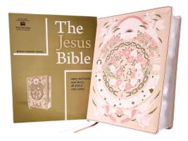 ESV Jesus Bible Artist Edition Peach Floral Premium Imitation Leather