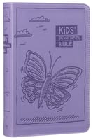 NIRV Kids' Devotional Bible Lavender Butterfly (Black Letter Edition) Premium Imitation Leather