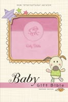 NIV Baby Gift Bible Pink (Red Letter Edition) Premium Imitation Leather