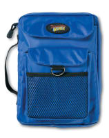 Bible Cover Adventure Bible Blue Nylon With Mesh Pocket Bible Cover
