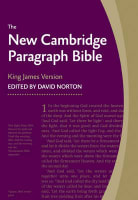 KJV New Cambridge Paragraph Personal Size Black Genuine Leather