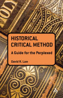 Gtfp: Historical Critical Method (Guides For The Perplexed Series) Paperback