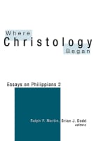 Where Christology Began Paperback