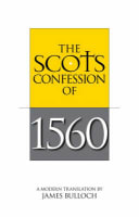 The Scots Confession of 1560 Paperback