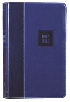NKJV Deluxe Gift Bible Blue (Red Letter Edition) Premium Imitation Leather