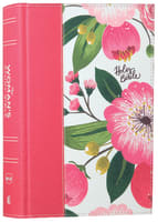 NKJV the Woman's Study Bible Pink Floral Full-Color Fabric over hardback