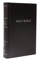 KJV Pew Bible Large Print Black (Red Letter Edition) Hardback