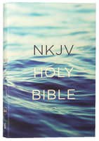 NKJV Value Outreach Bible Blue Ocean Scenic Paperback