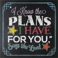 "I Know the Plans I Have For You," Says the Lord Hardback