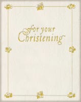For Your Christening Hardback