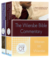 Wiersbe Bible Commentary 2 Volume Set Hardback