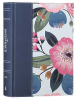 NIV Woman's Study Bible Blue Floral Full-Color (Red Letter Edition) Fabric over hardback
