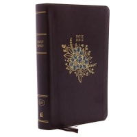 KJV Deluxe Reference Bible Personal Size Giant Print Burgundy Indexed (Red Letter Edition) Premium Imitation Leather