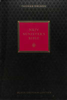 NKJV Minister's Bible Black (Red Letter Edition) Genuine Leather