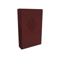 NKJV Reference Bible Compact Large Print Burgundy (Red Letter Edition) Premium Imitation Leather