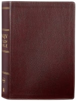 NKJV Study Bible Burgundy (Black Letter Edition) Bonded Leather
