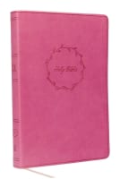 KJV Value Thinline Bible Large Print Pink (Red Letter Edition) Premium Imitation Leather