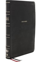 NKJV Reference Bible Super Giant Print Black (Red Letter Edition) Premium Imitation Leather