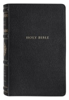KJV Sovereign Collection Bible Personal Size Black (Red Letter Edition) Genuine Leather