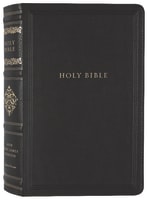 NKJV Personal Size Reference Bible Sovereign Collection Black (Red Letter Edition) Premium Imitation Leather