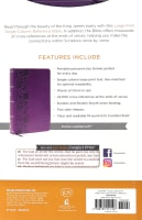 KJV End-Of-Verse Reference Bible Personal Size Large Print Purple (Red Letter Edition) Premium Imitation Leather