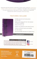 KJV End-Of-Verse Reference Bible Personal Size Large Print Purple Thumb Indexed (Red Letter Edition) Premium Imitation Leather