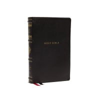 NKJV Wide-Margin Reference Bible Sovereign Collection Black (Red Letter Edition) Genuine Leather